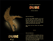Tablet Screenshot of dube-music.com